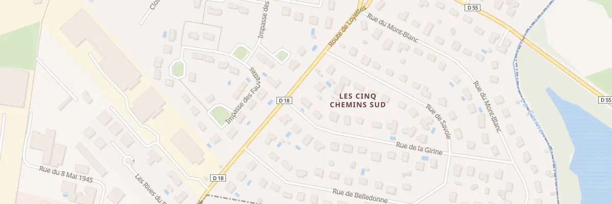 Plan du 3 Rue de la Girine à Chavanoz