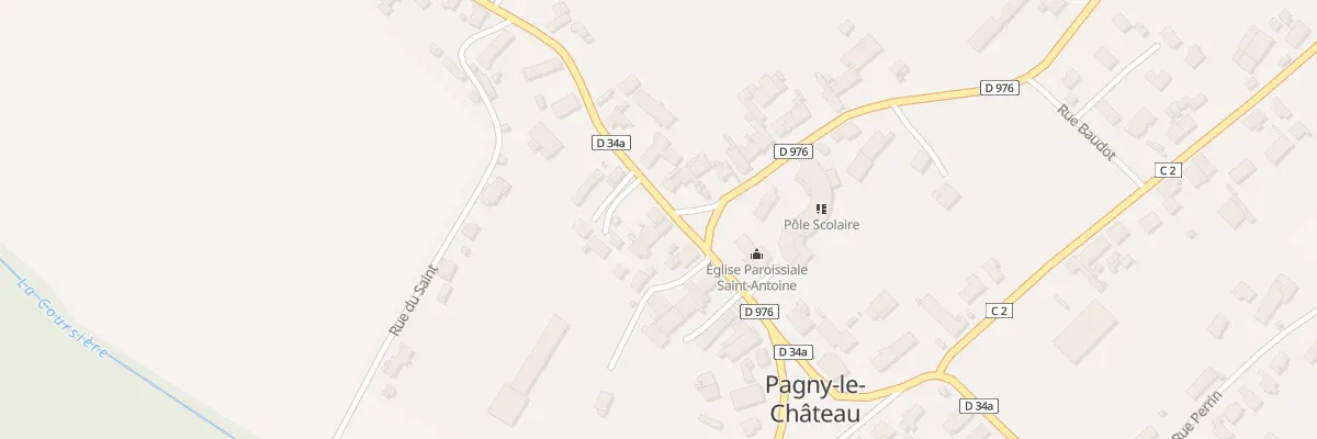 Plan du 3 Rte de Pagny la Ville à Pagny-le-Château