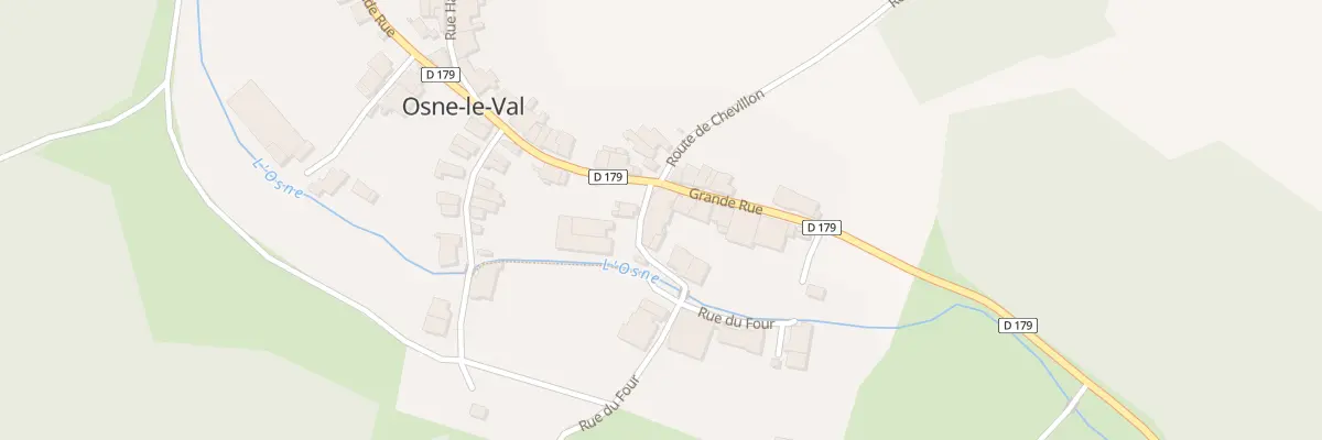 Plan du 2 Rue du Four à Osne-le-Val