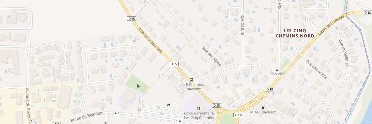 Plan du 4 Rue de la Bourbre à Chavanoz