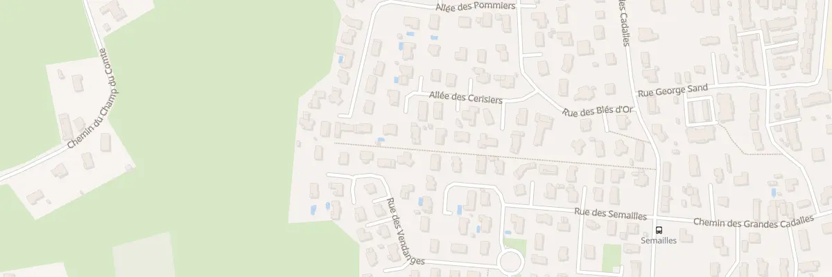 Plan du 151 All des Cerisiers à Saint-Denis-lès-Bourg