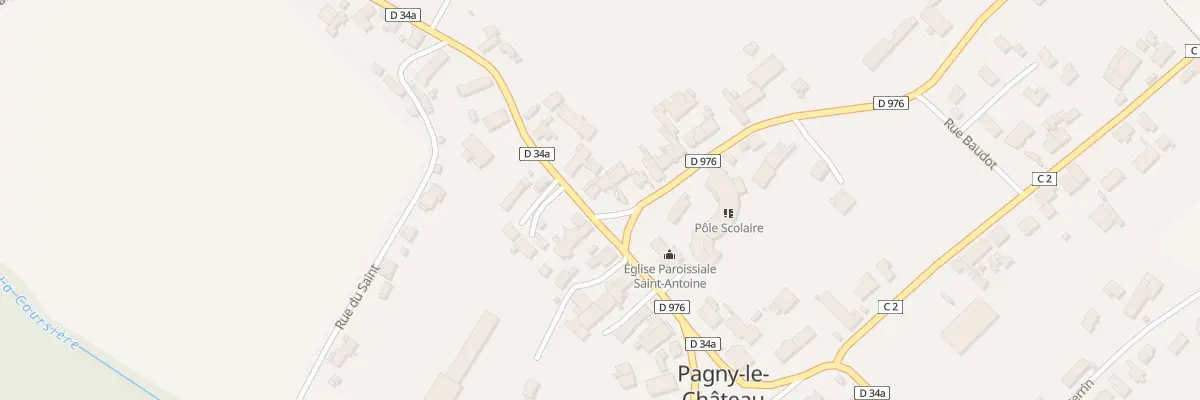 Plan du 2 Rte de Pagny la Ville à Pagny-le-Château