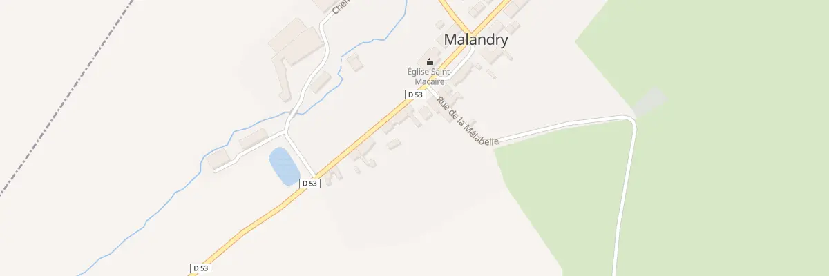 Plan du 9 Rue des Sept Fontaines à Malandry