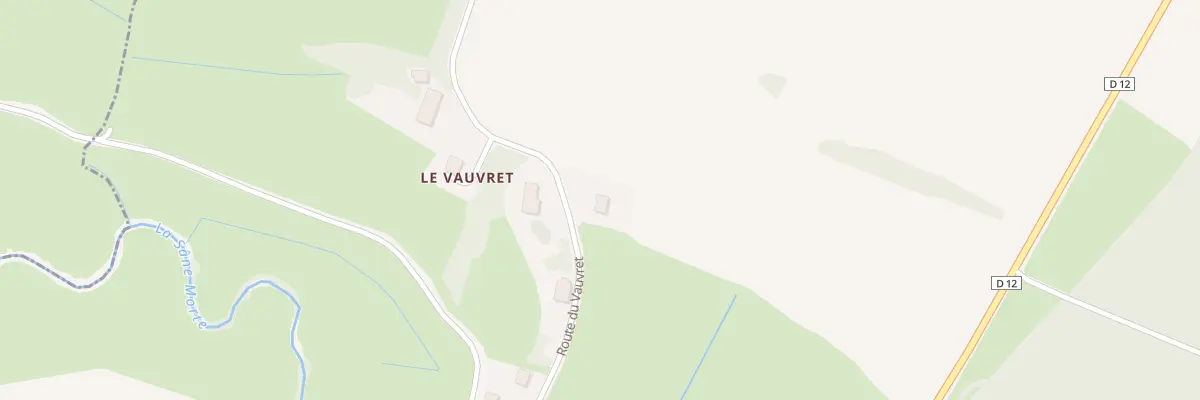 Plan du 492 Rte du Vauvret à La Chapelle-Naude