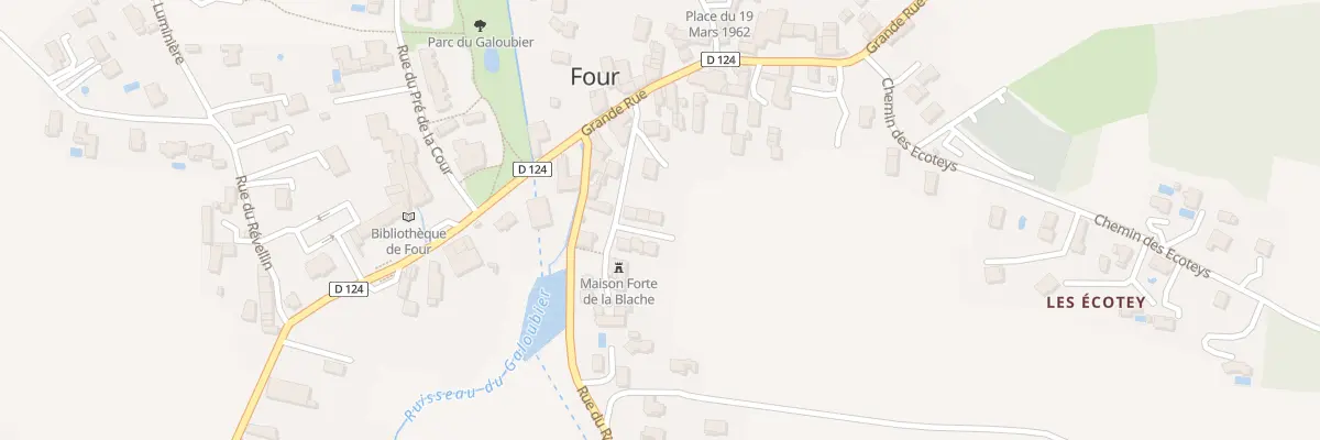 Plan du 6C Prom du Château à Four