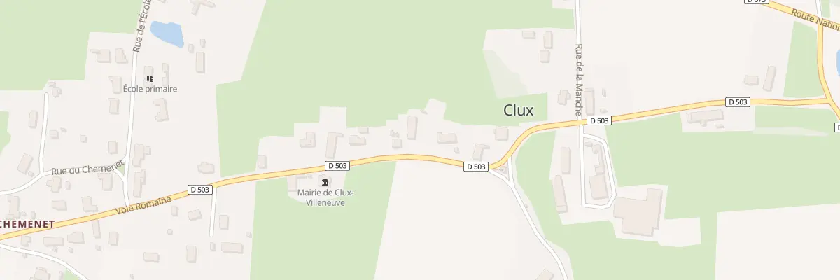 Plan du 69 Voie Romaine à Clux-Villeneuve