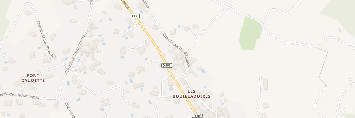 Plan du 5552 Les Bouilladoires à Gordes