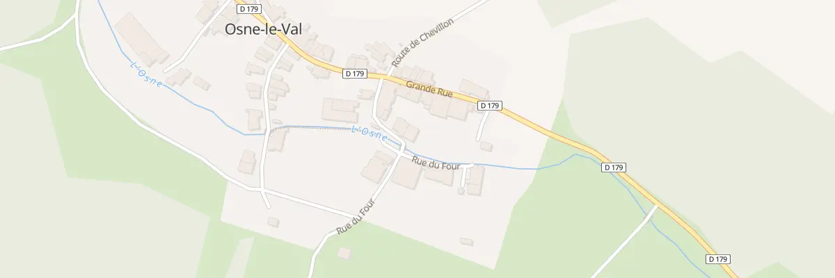 Plan du 6 Rue du Four à Osne-le-Val