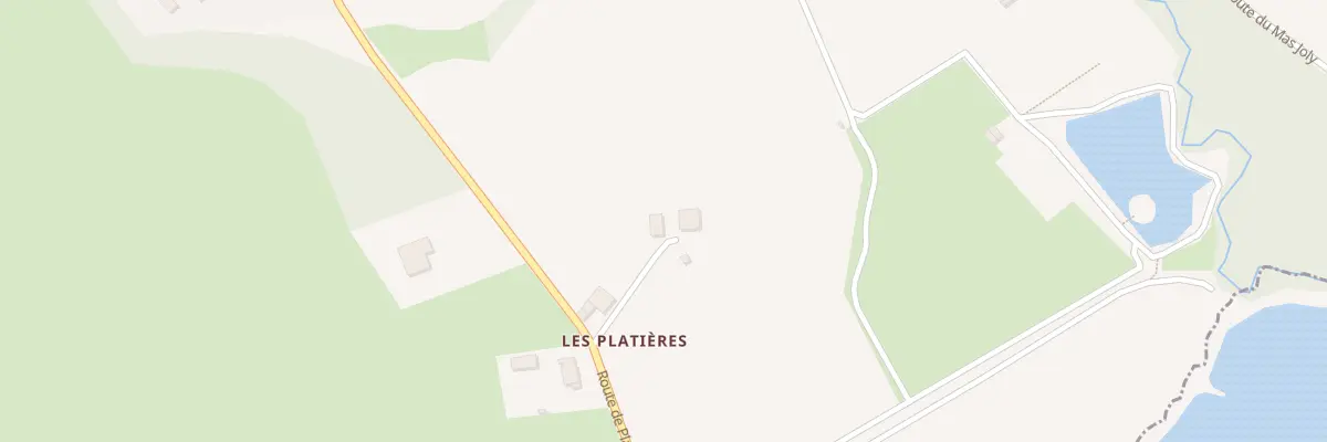 Plan du 85 All des Platieres à Rignieux-le-Franc