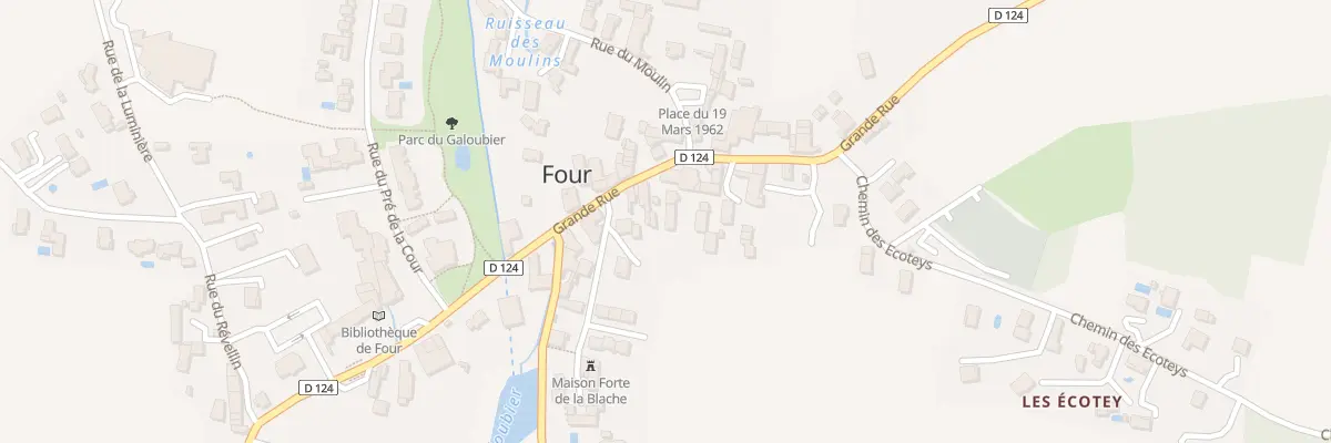Plan du 59 Gr Grande Rue à Four