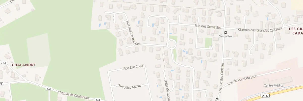 Plan du 55 Rue des Vendanges à Saint-Denis-lès-Bourg