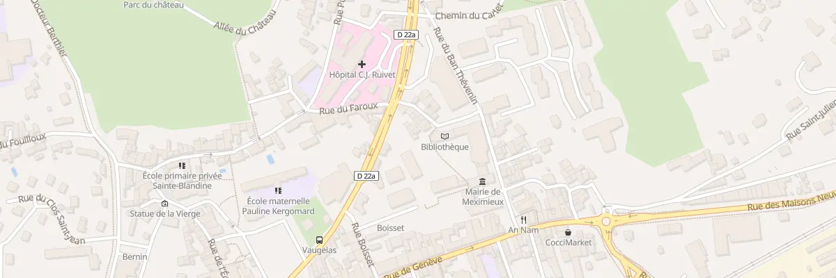 Plan du 12B Rue du Seminaire à Meximieux