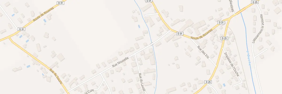 Plan du 23 Rue Nouvelle à Varanges
