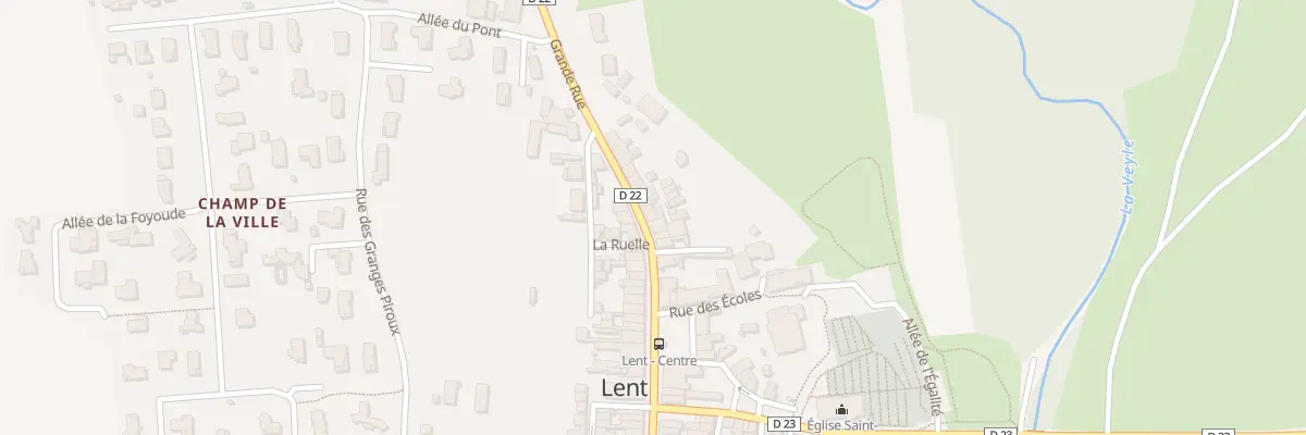 Plan du 5528 Gr Grande Rue à Lent