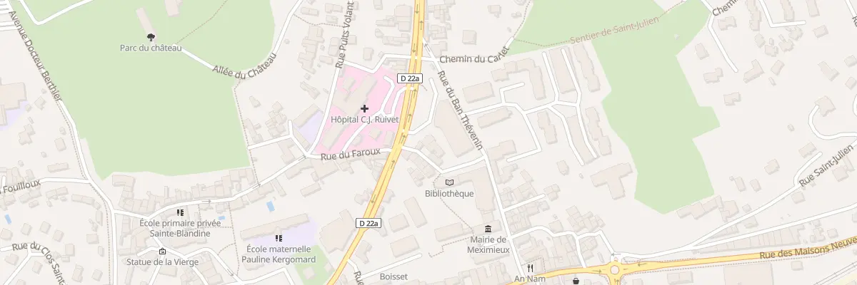 Plan du 1B Rue du Seminaire à Meximieux