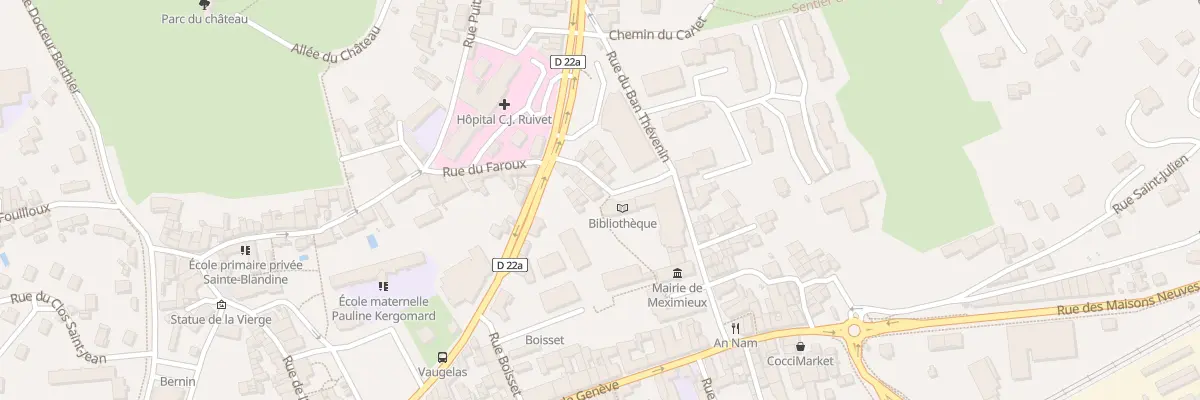Plan du 10 Rue du Seminaire à Meximieux