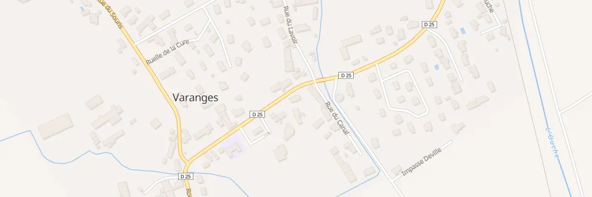 Plan du 14 Rte de Genlis à Varanges