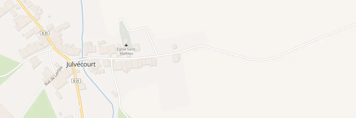 Plan du 24 Rue Haute à Julvécourt