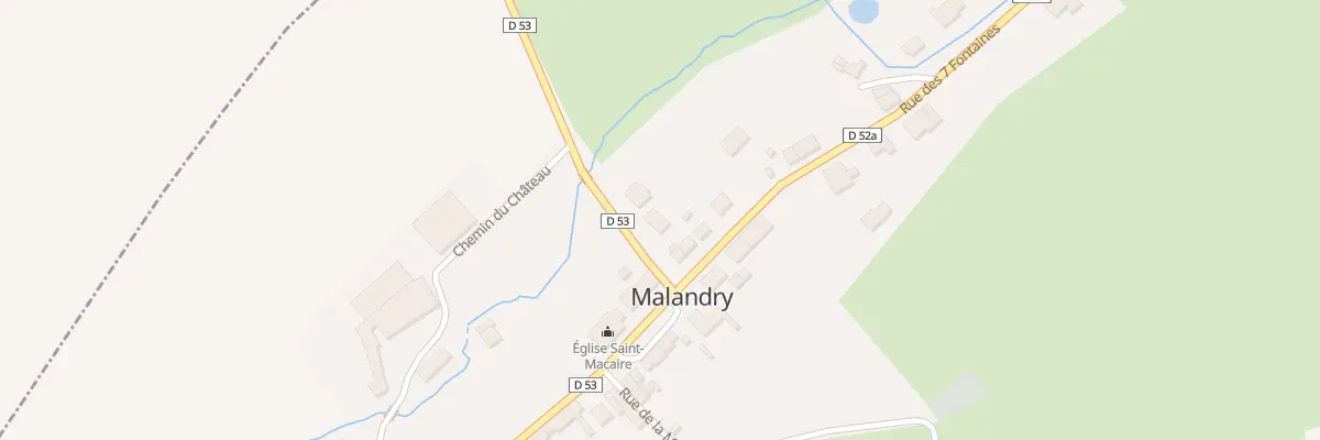 Plan du 3 Rue de la Vignette à Malandry