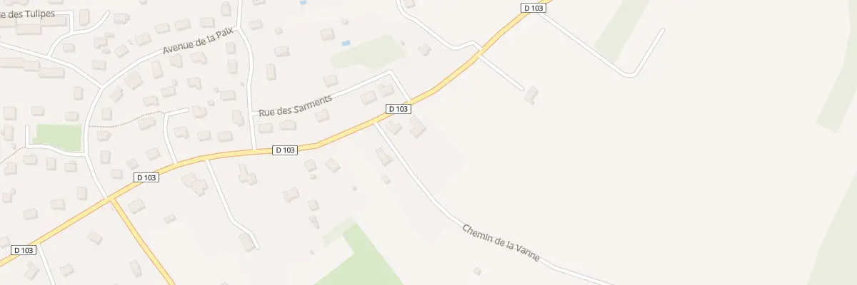 Plan du 32 Rte de Boussenois à Selongey