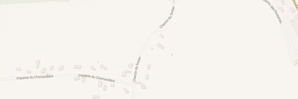 Plan du 306 Che du Sonier à Viriville