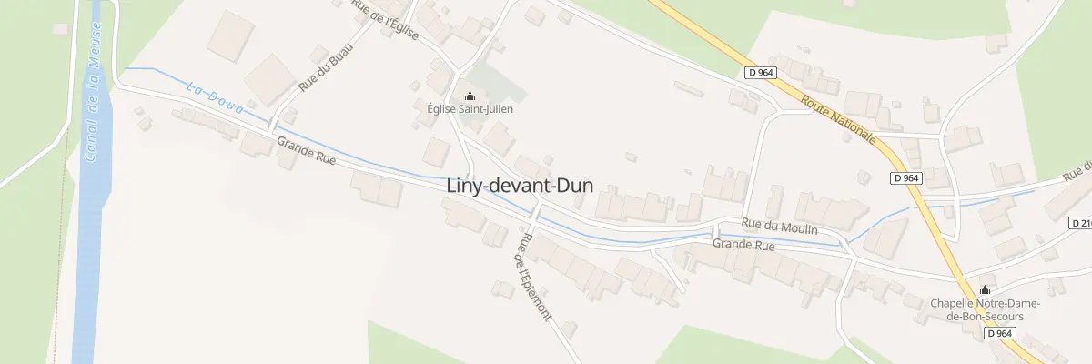Plan du 18 Rue de la Mairie à Liny-devant-Dun