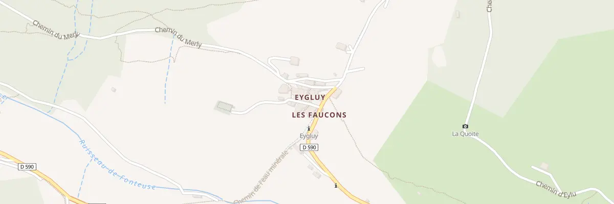 Plan du 5001 Les Faucons à Eygluy-Escoulin