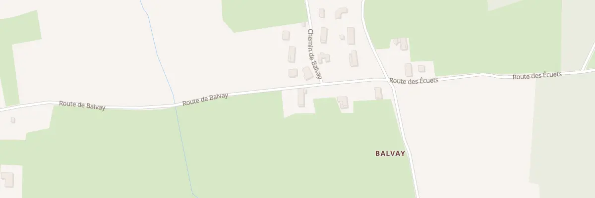 Plan du 1390 Rte de Balvay à Bresse Vallons