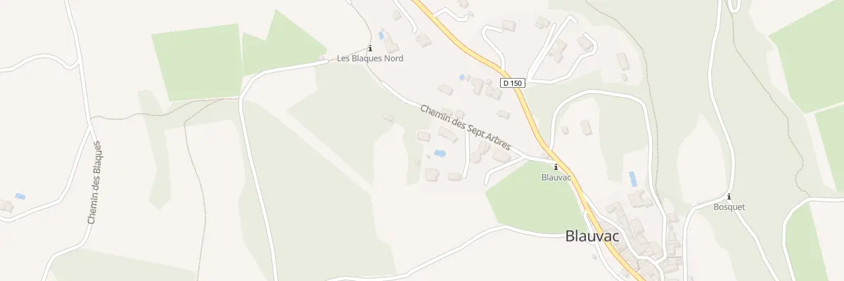 Plan du 160 Che des Sept Arbres à Blauvac