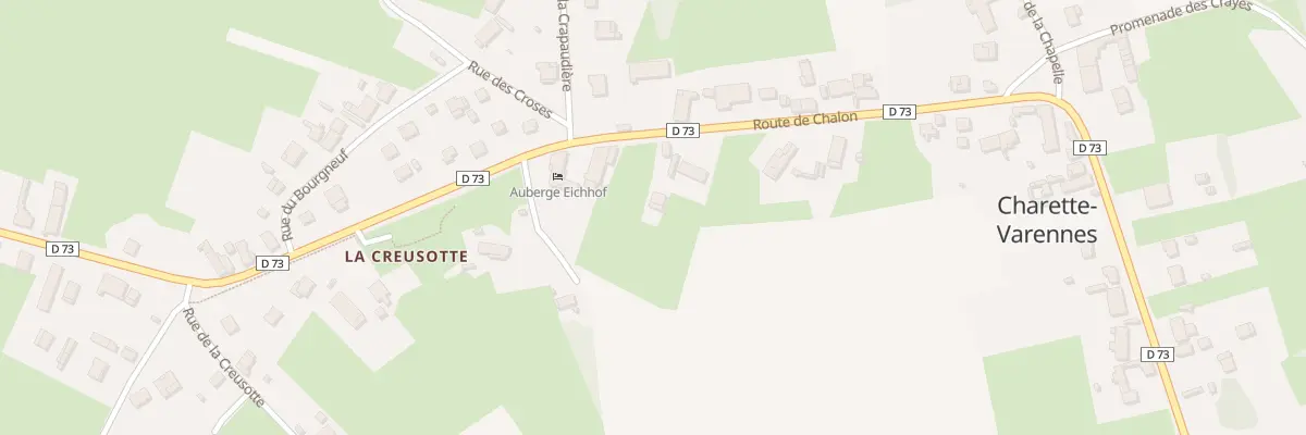 Plan du 13 Rte de Chalon à Charette-Varennes