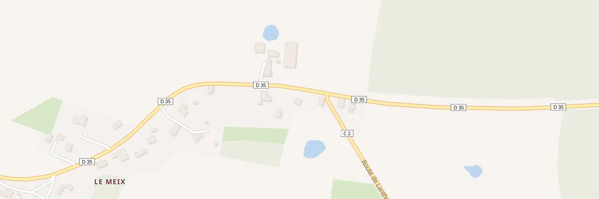 Plan du 3 Rte de Franche Comte à Lanthes