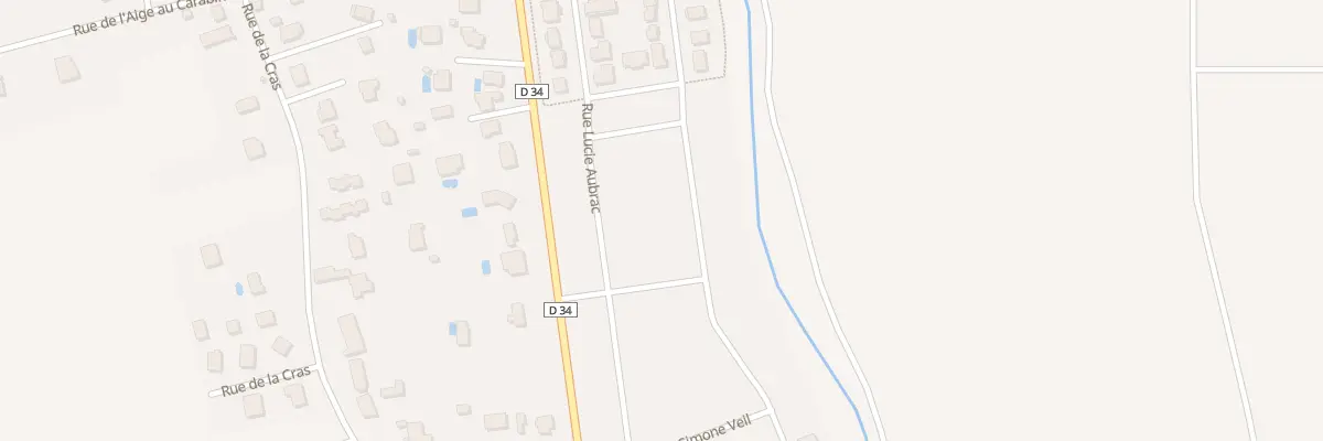 Plan du 5 Rue Lucie Aubrac à Arc-sur-Tille