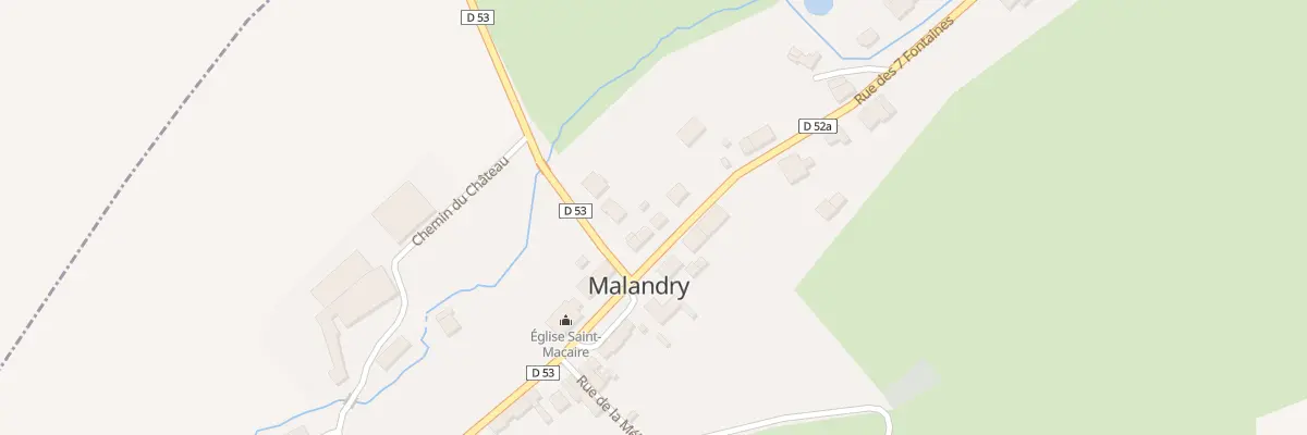 Plan du 4 Rue des Sept Fontaines à Malandry