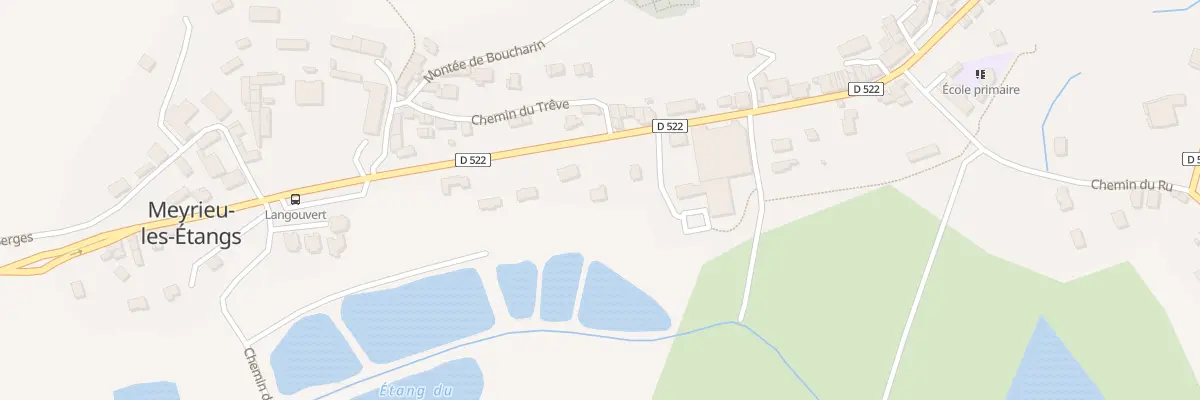 Plan du 625 Rte des Gantières à Meyrieu-les-Étangs