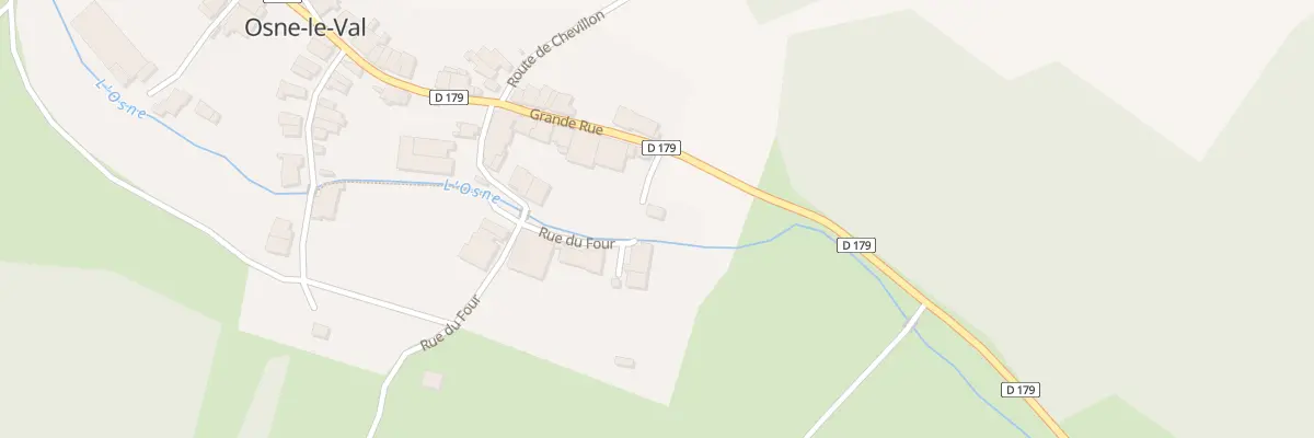 Plan du 2 Rue du Cugnot à Osne-le-Val