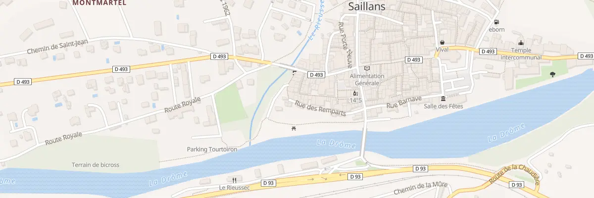 Plan du 15 Rue des Remparts à Saillans