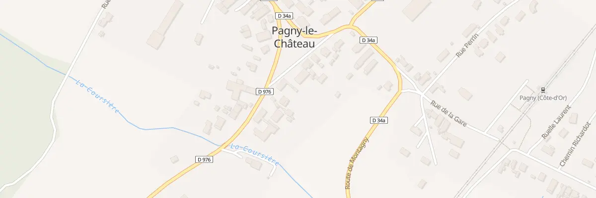Plan du 1 Rte de Seurre à Pagny-le-Château