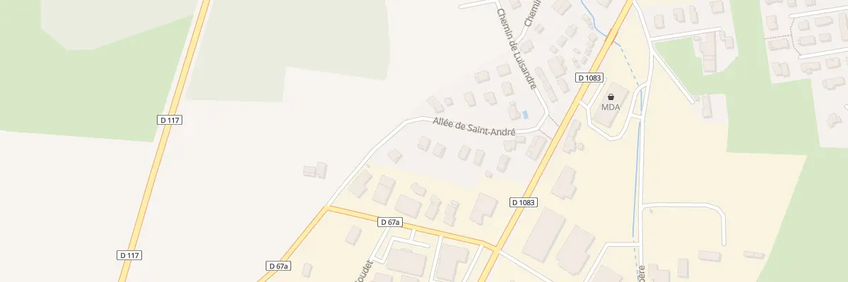 Plan du 131 Rte de St Andre sur Vieux Jonc à Péronnas