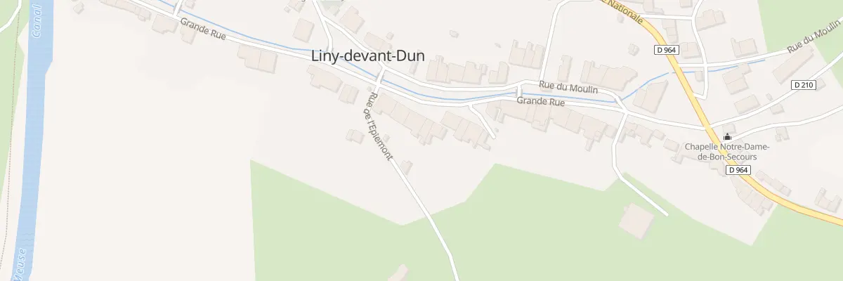 Plan du 25 Gr Grande Rue à Liny-devant-Dun