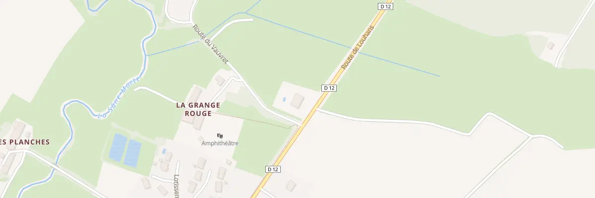 Plan du 812 Rte de Louhans à La Chapelle-Naude