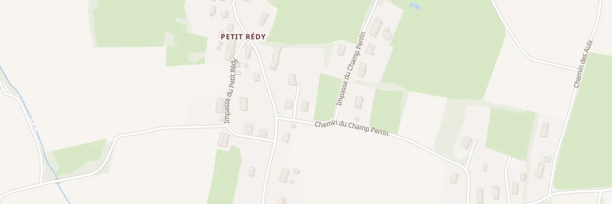 Plan du 33 Che du Champ Perrin à Pourlans