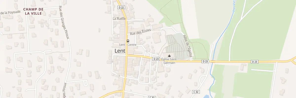Plan du 4 Pl de l’Eglise à Lent