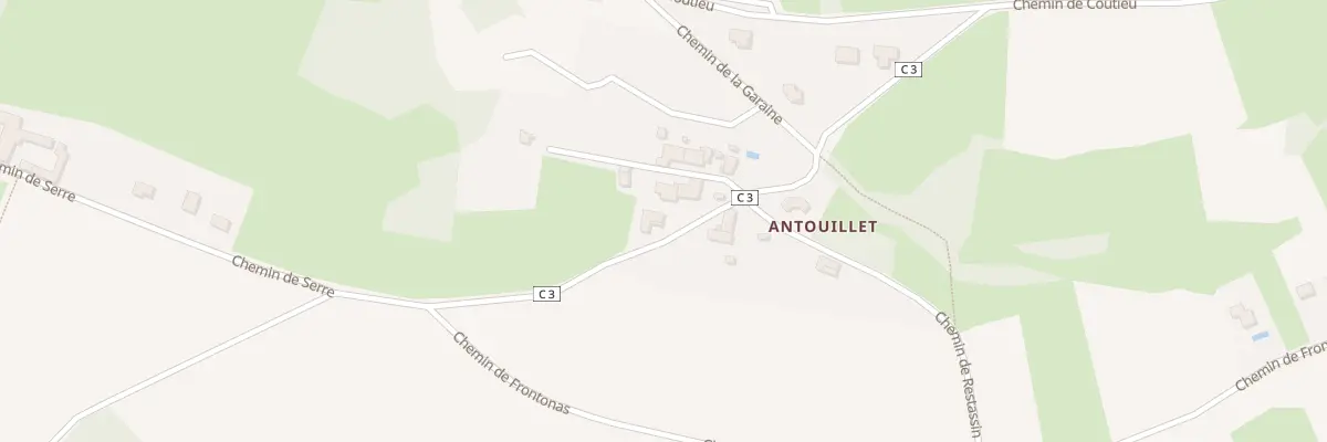 Plan du 173 Che d’Antouillet à Panossas