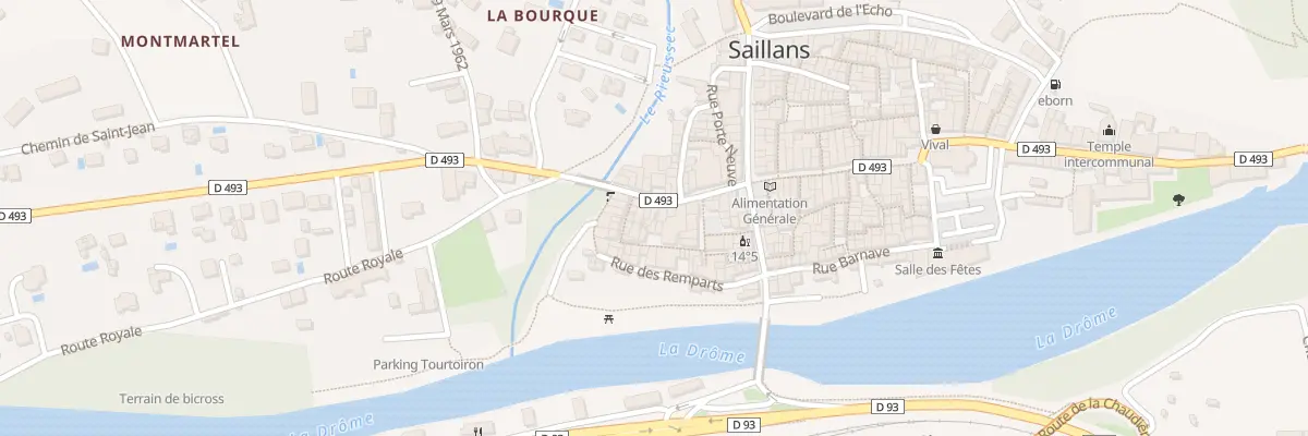 Plan du 6 Grande Rue à Saillans