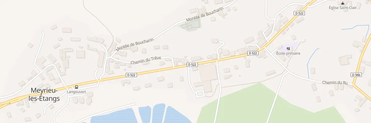 Plan du 630 Rte des Gantières à Meyrieu-les-Étangs