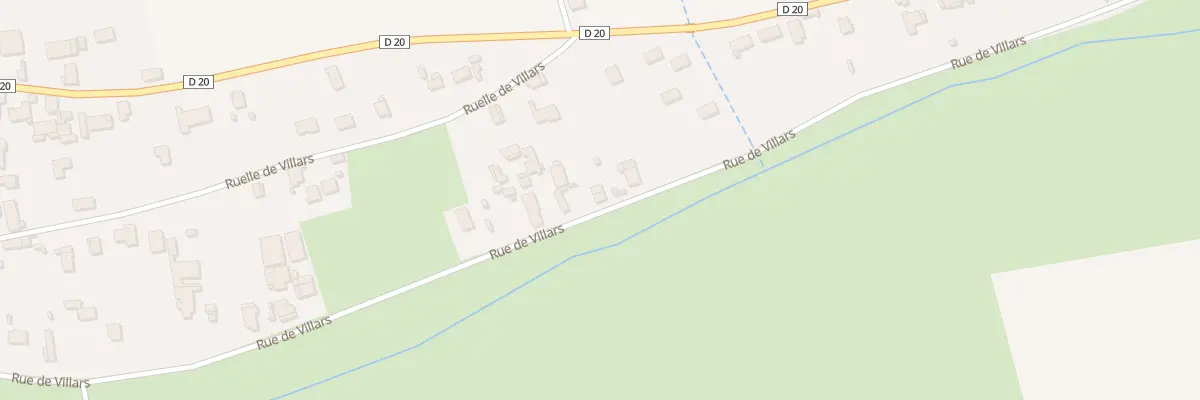 Plan du 22 Rue de Villars à Esbarres