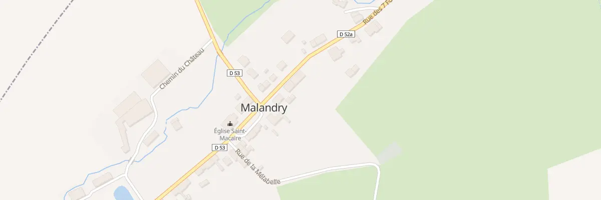 Plan du 27 Rue des Sept Fontaines à Malandry