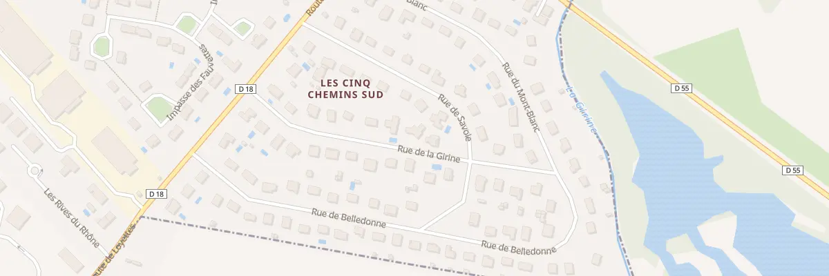 Plan du 17 Rue de la Girine à Chavanoz