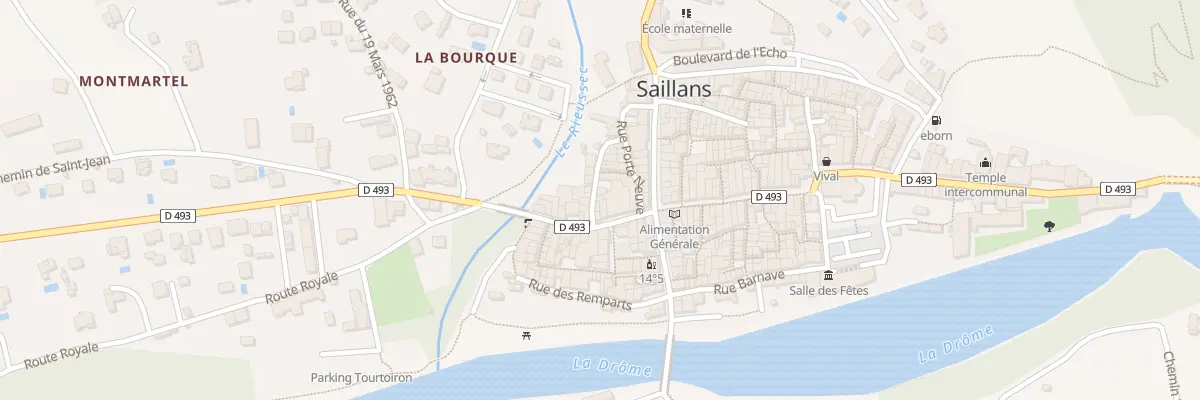 Plan du 5231 Rue de la Brèche à Saillans