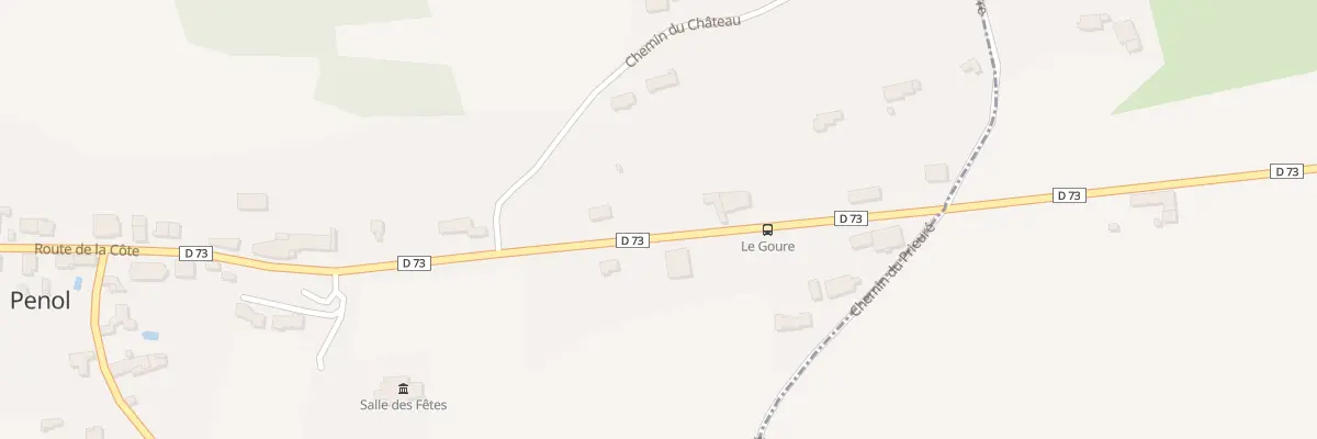 Plan du 1013 Rte de la Côte à Penol